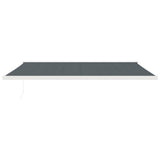 Vidaxl Luifel extends 5x3 m dust and aluminum anthracite -colored