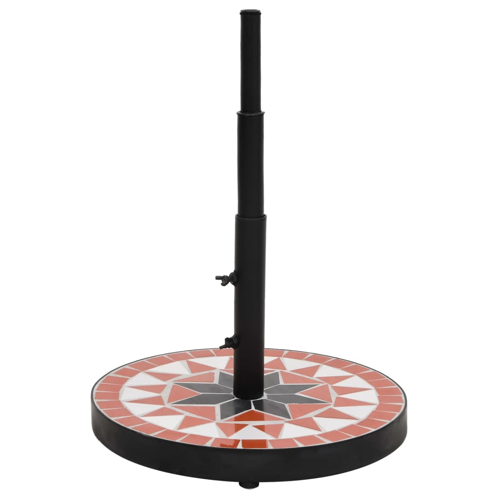 Vidaxl parasol noha kolem 12 kg terakoty bílá