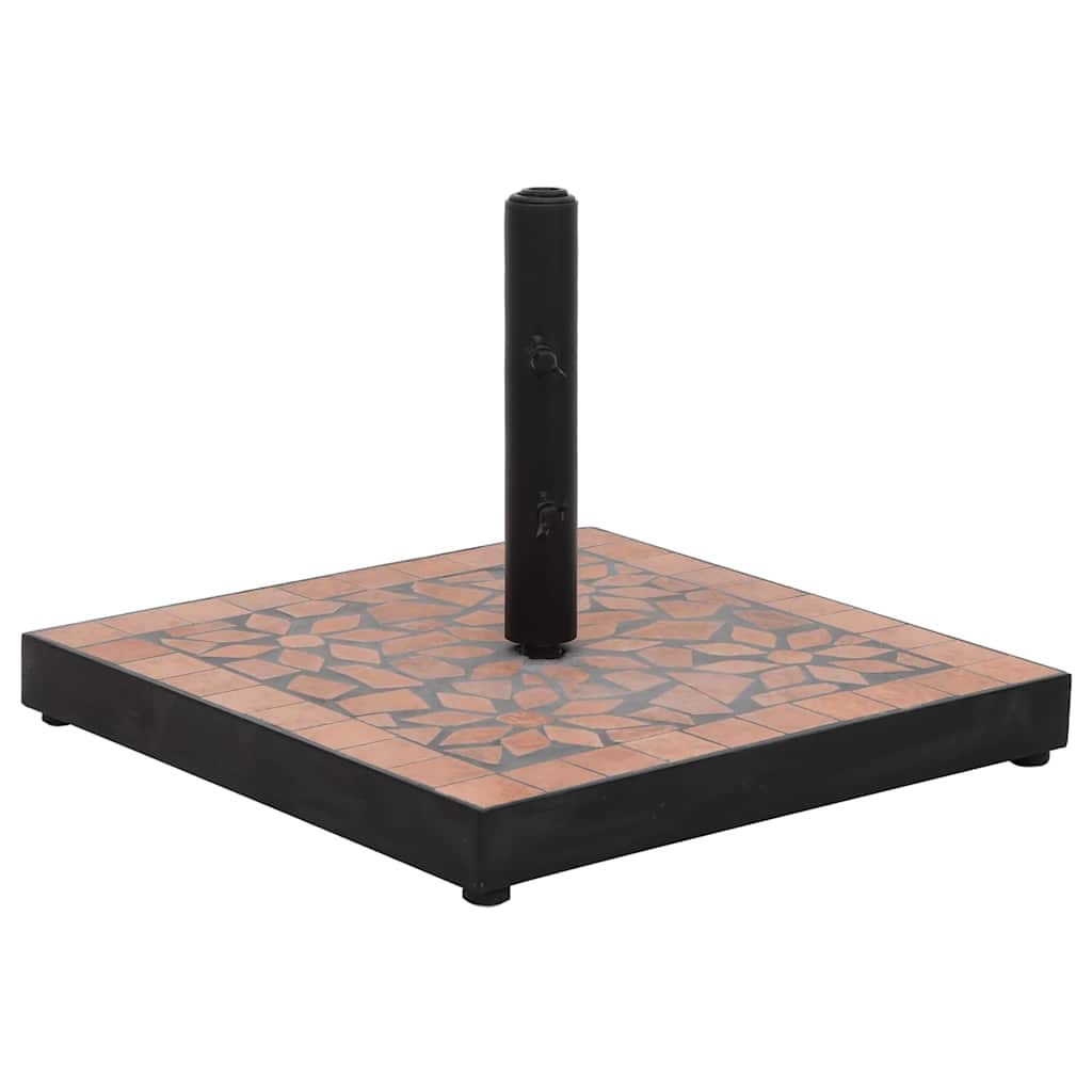 Vidaxl parolsole Fouss Square 12 kg Terracotta faarweg