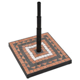 Vidaxl Parasol Foot Square 12 kg terakotová barevná bílá