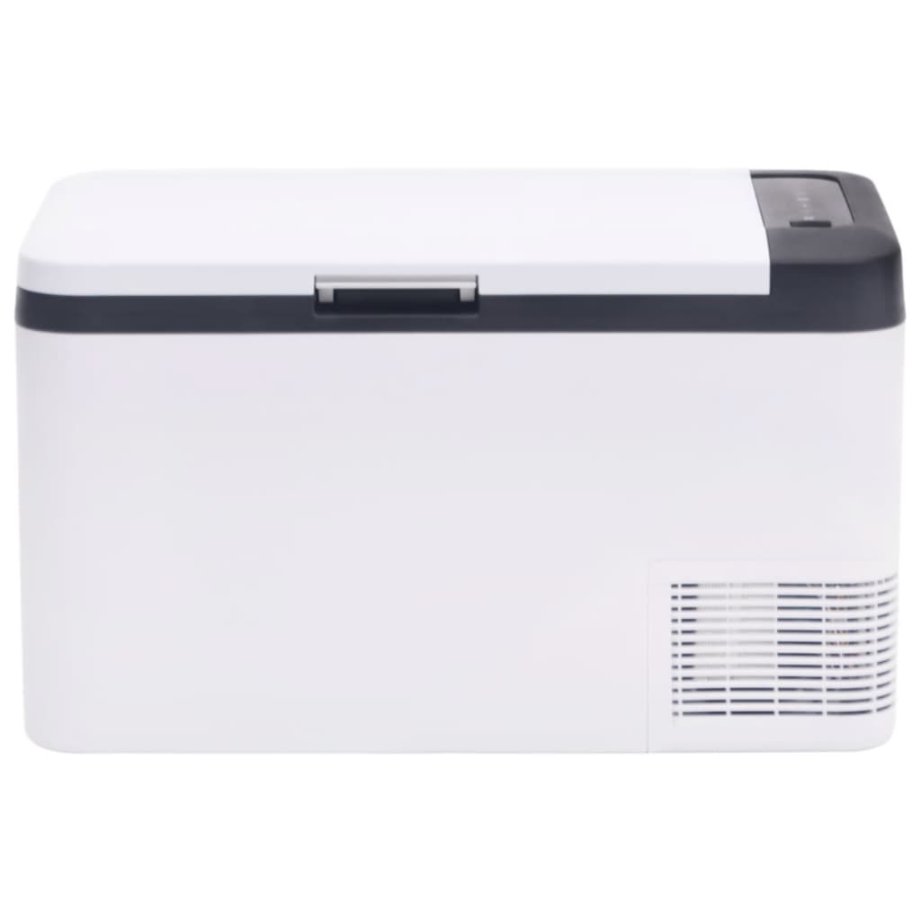 Vidaxl cool box with handle 18 l PP PE Black and white