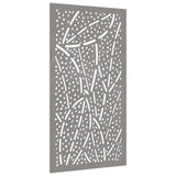 Vidaxl Mauer Dekoratiounsgaart Blat Design 105x55 cm CORTSTAAL
