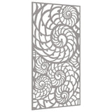 Vidaxl Wanddekoration Gartenschale Design 105x55 cm Corten Stahl