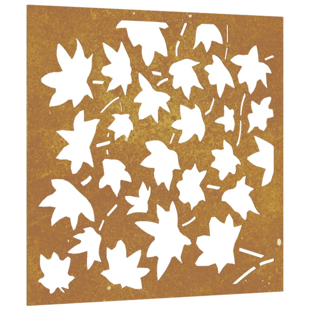 Vidaxl Decorazione da parete Giardino Esdounnowlad Design 55x55 cm Cortenstaal