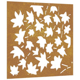 Vidaxl Decorazione da parete Giardino Esdounnowlad Design 55x55 cm Cortenstaal