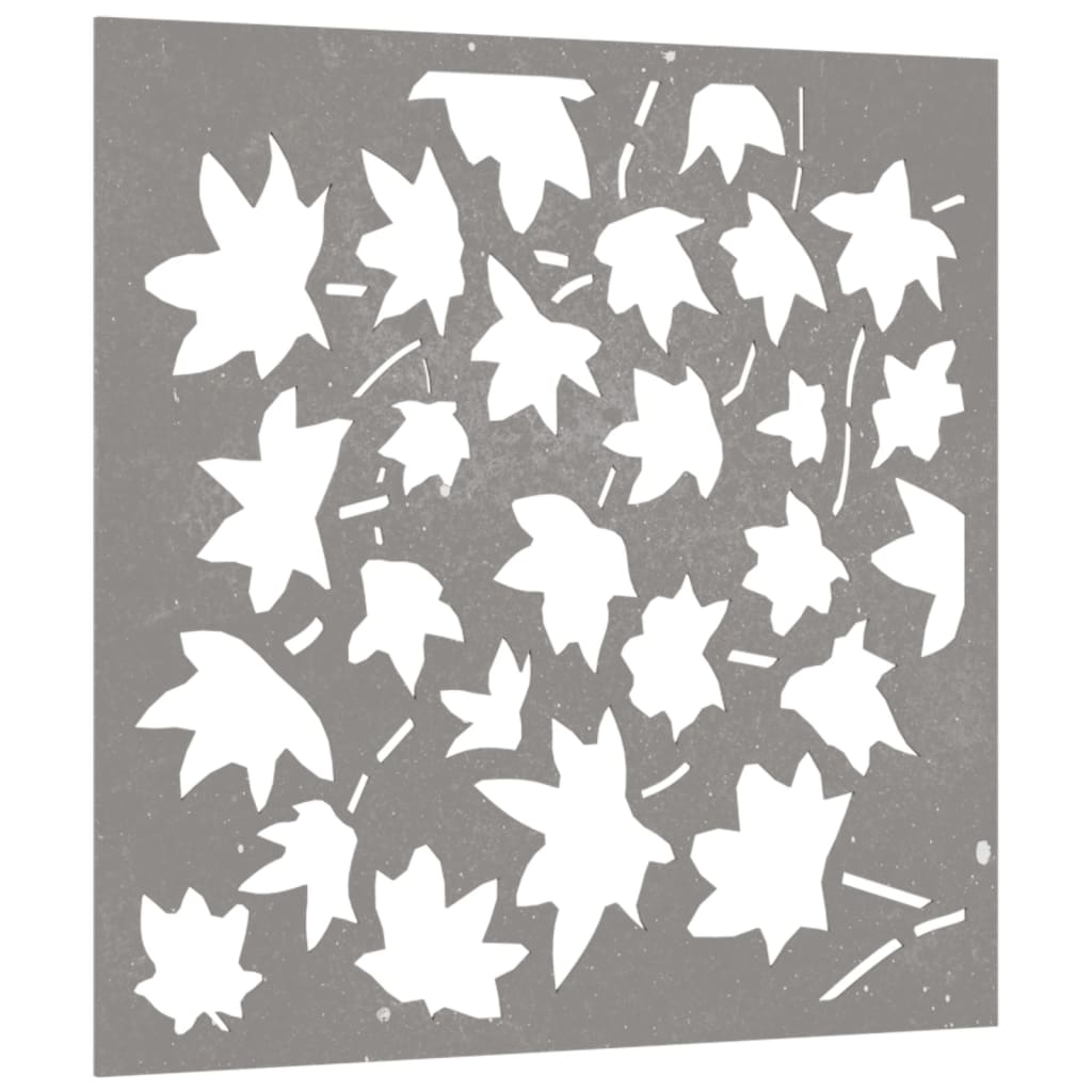 Vidaxl Decorazione da parete Giardino Esdounnowlad Design 55x55 cm Cortenstaal