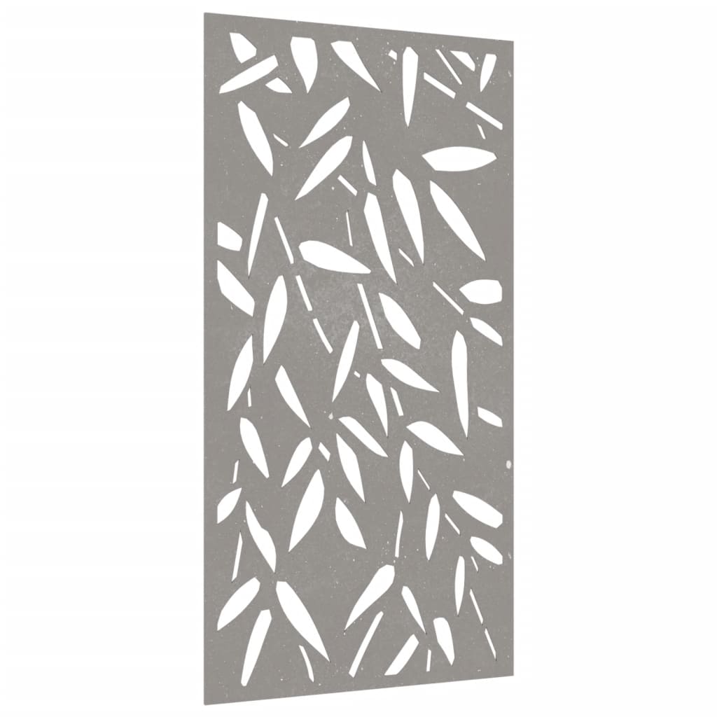 Vidaxl Wall Decoration Garden Bamo Bool Design 105x55 cm Cortenstaal
