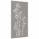 Vidaxl Wall decoration Garden Bamboo design 105x55 cm Cortenstaal