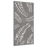 Vidaxl Wall Decoration Garden Leaf Design 105x55 cm Cortenstaal