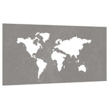 Vidaxl Wall Decoration Garden MAP MAP Design 105x55 cm Cortenstaal