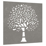 Vidaxl Wall Decoration Garden Tree Design 55x55 cm Cortenstaal