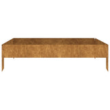 Spanter Vidaxl zvedl 100x100x26 cm Cortenstaal