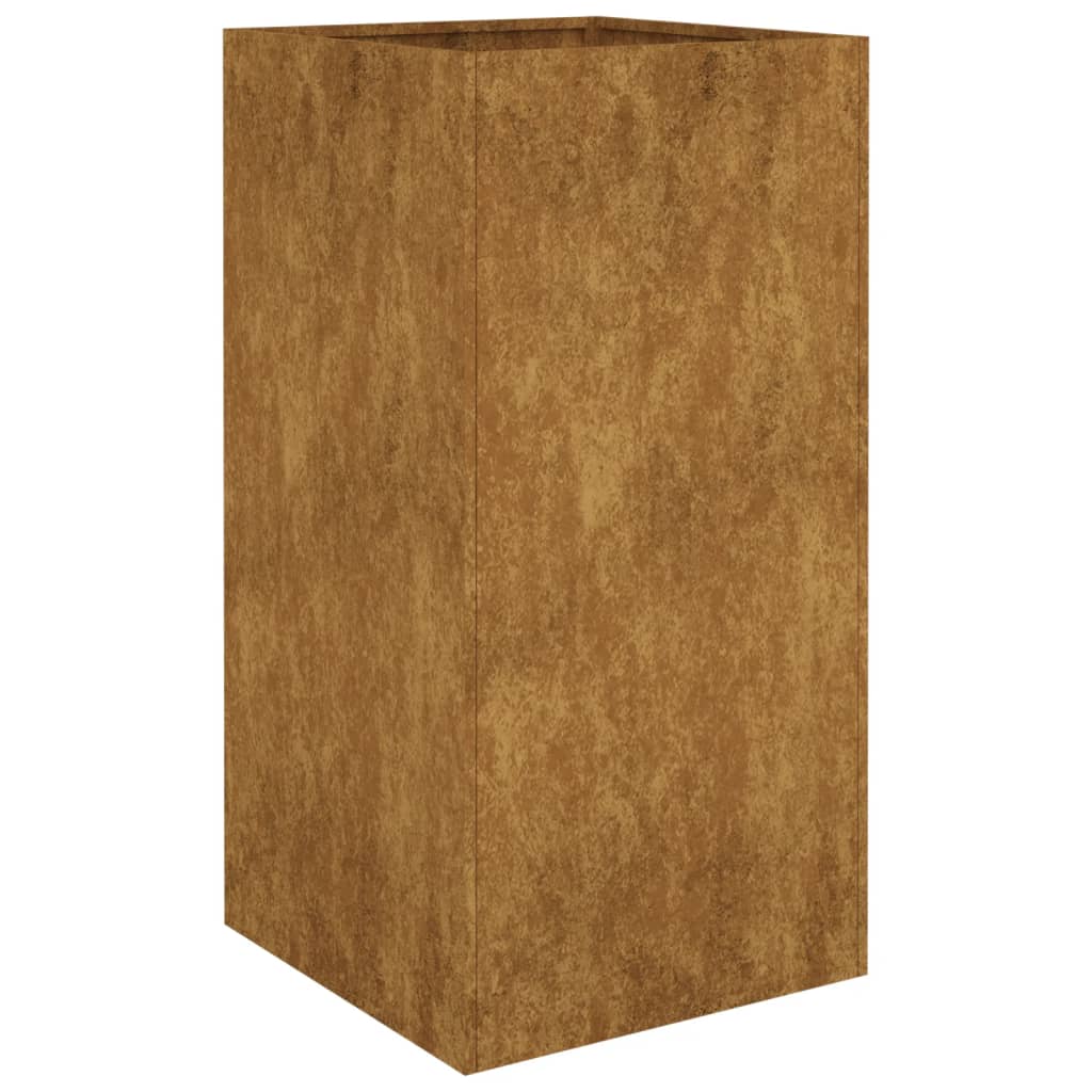 VidaXL Planning box 40x40x80 cm Corten steel