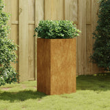 VidaXL Planning box 40x40x80 cm Corten steel