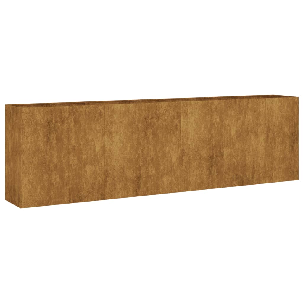 VidaXL Planter raised 280x40x80 cm Cortenstaal