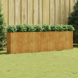VidaXL Planter raised 280x40x80 cm Cortenstaal