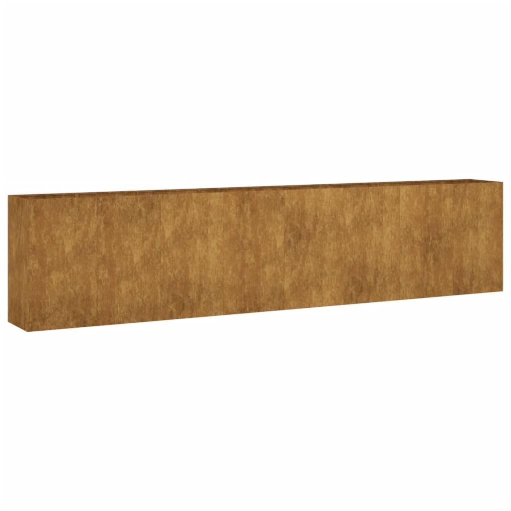 VidaXL Planter raised 360x40x80 cm Cortenstaal