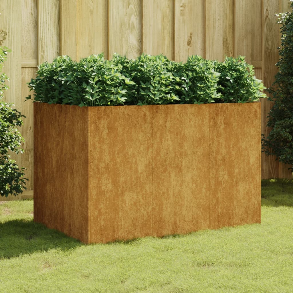 Spanter Vidaxl zvedl 120x80x80 cm Corten Steel