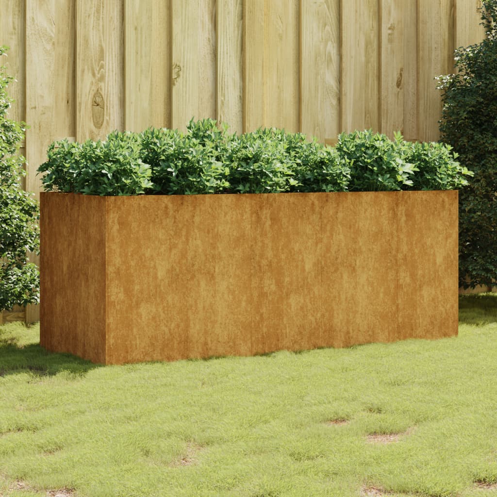 Spanter Vidaxl zvedl 200x80x80 cm Corten Steel