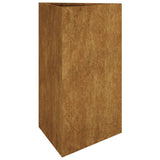 Casella di pianificazione Vidaxl 50x43x75 cm acciaio corten
