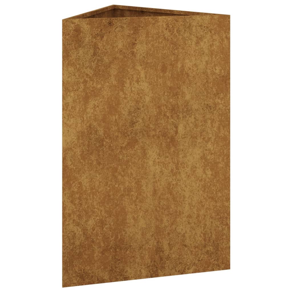 Casella di pianificazione Vidaxl 50x43x75 cm acciaio corten