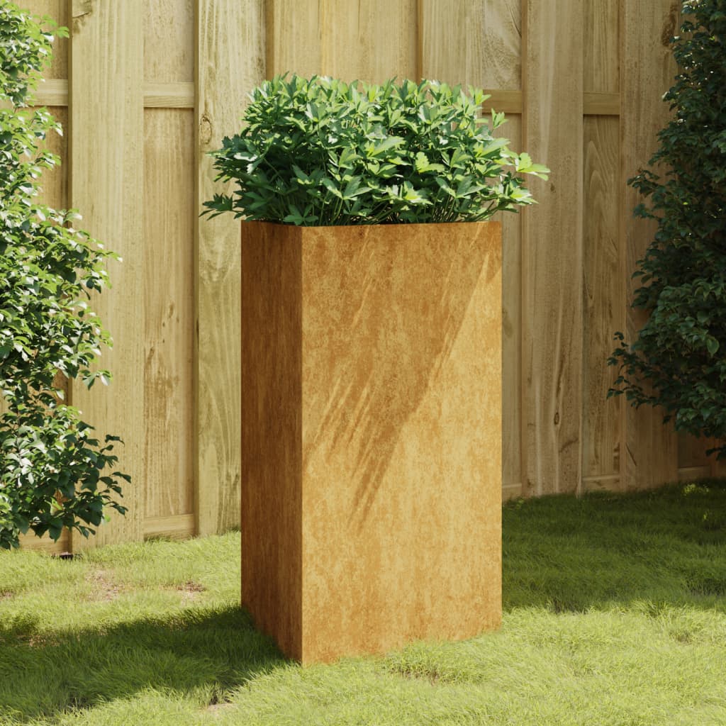 Casella di pianificazione Vidaxl 50x43x75 cm acciaio corten
