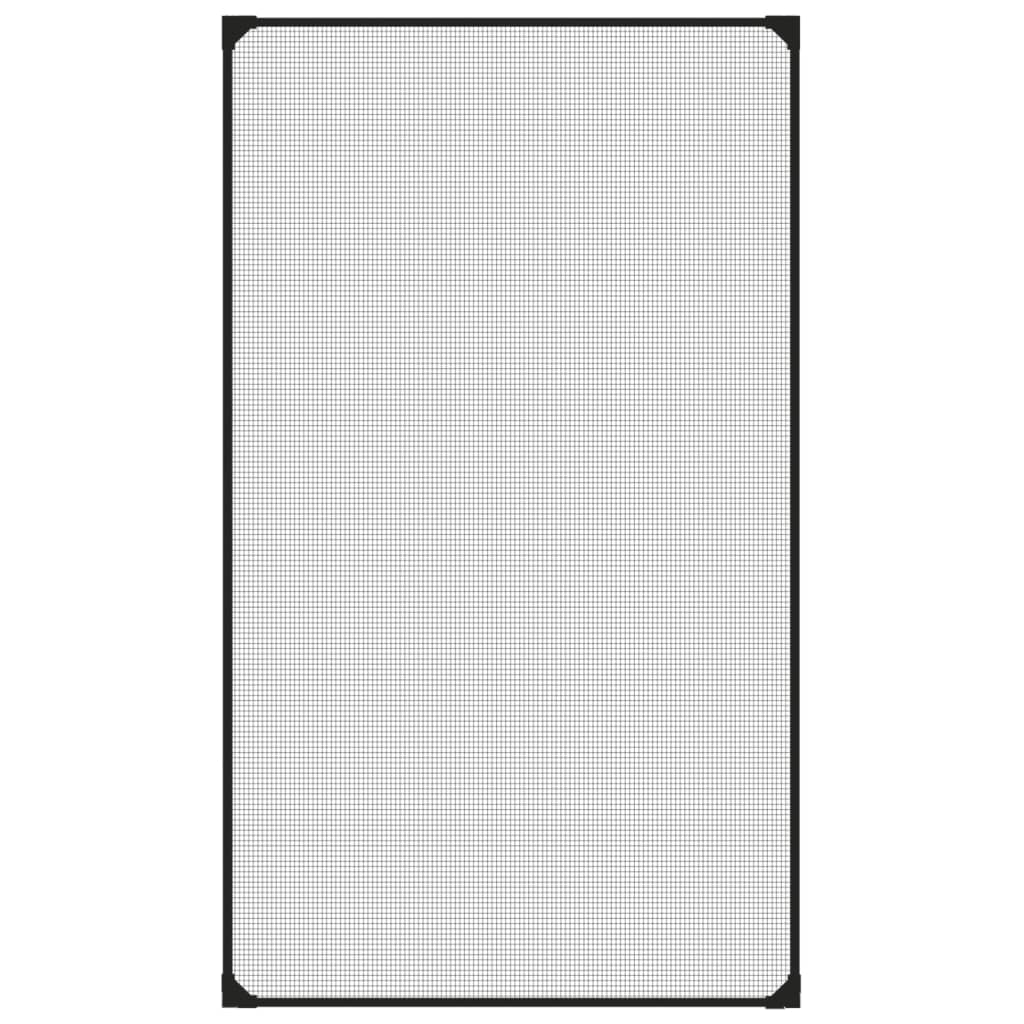 Vidaxl Insecthor til Windows Magnetic 80x140 cm antracit -farvet