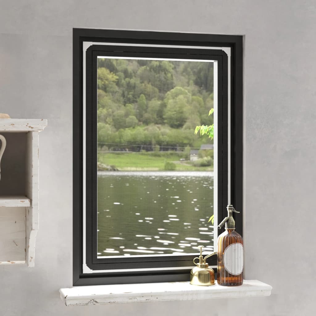Vidaxl Insekthor fir Windows Magnetesch 80x12 cm wäiss