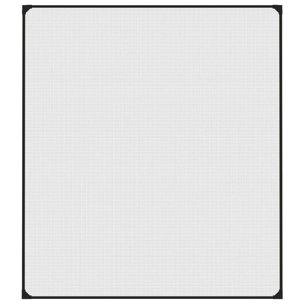 Vidaxl Insekthor fir Windows magnetesch 120x140 cm Anthhacit -corored