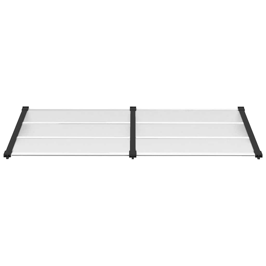 VIDAXL DODÁNÍ BANOPY 199x90 cm Polykarbonát černé a průhledné