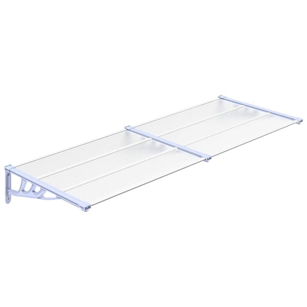 VIDAXL DODÁVKY BANOPY 239x90 cm Polykarbonát šedá a průhledná