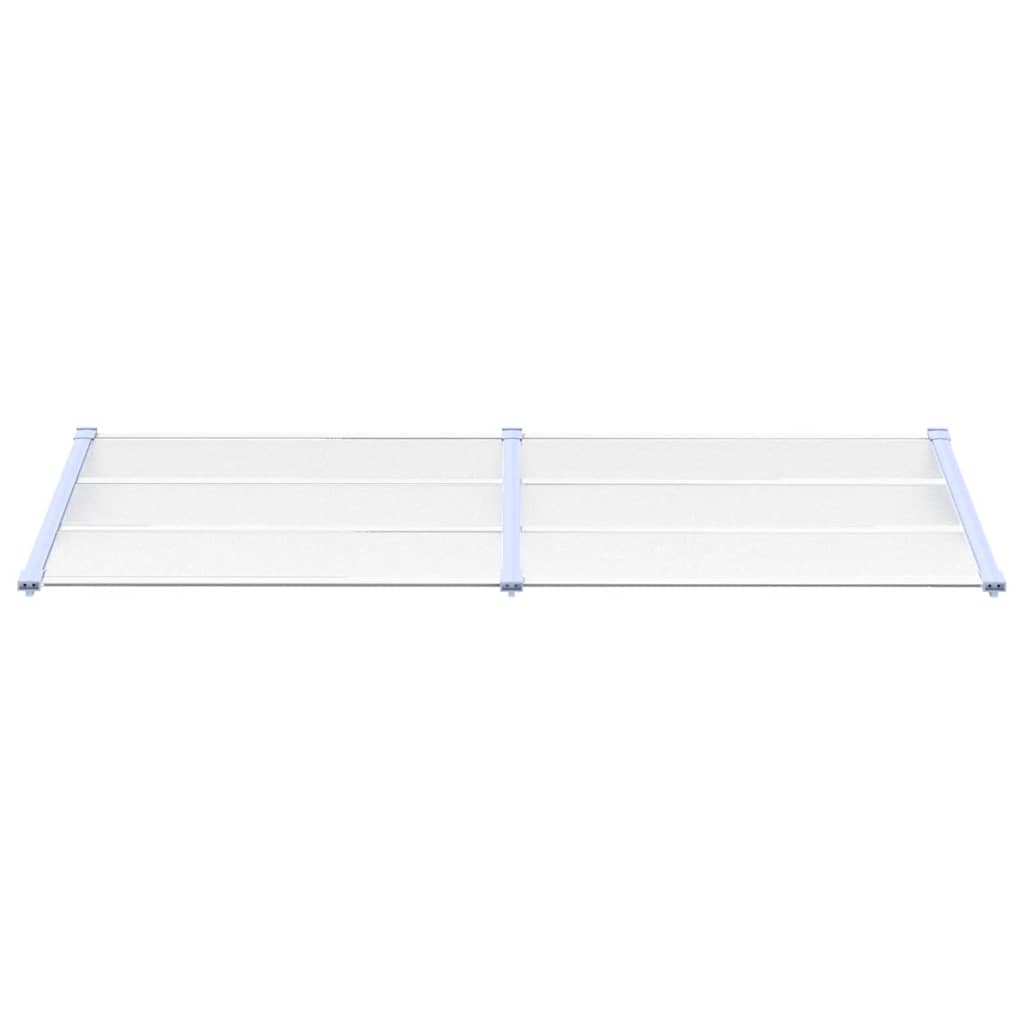 VIDAXL DODÁVKY BANOPY 239x90 cm Polykarbonát šedá a průhledná
