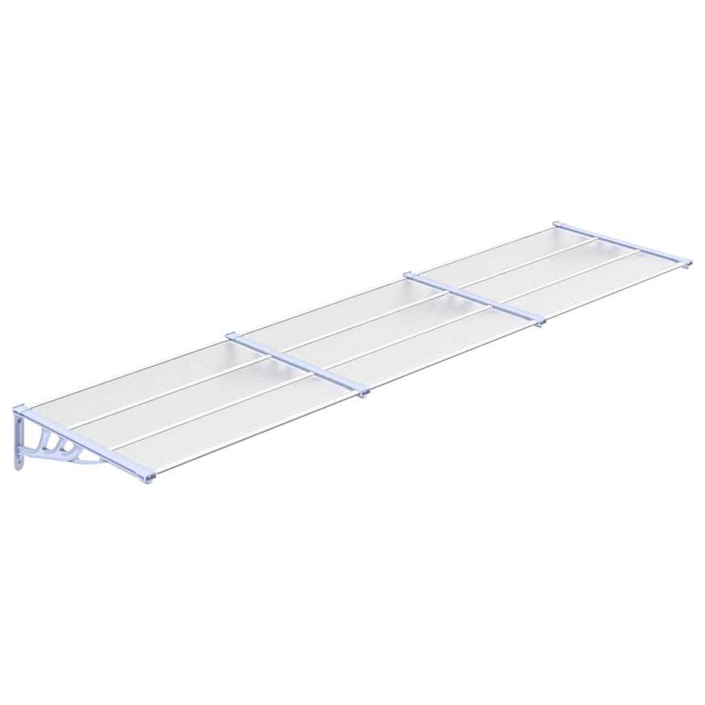 Vidaxl Dveře BANOPY 358.5X90 cm Polykarbonát šedá a průhledná