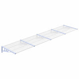Vidaxl door canopy 396x90 cm polycarbonate gray and transparent