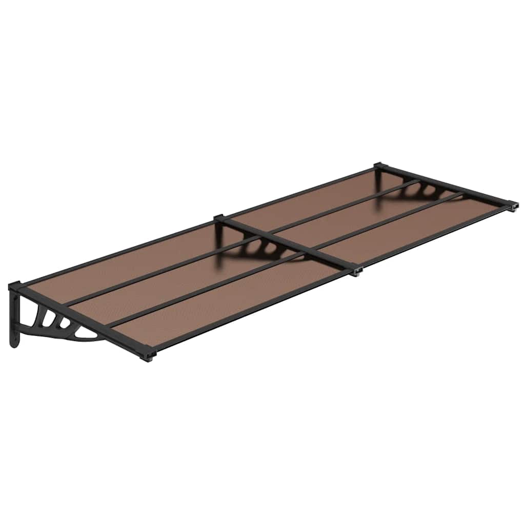 VIDAXL DODÁNÍ BANOPY 239x90 cm Polykarbonát černá