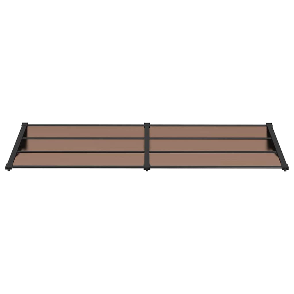 VIDAXL DODÁNÍ BANOPY 239x90 cm Polykarbonát černá