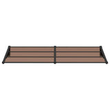 VIDAXL DODÁNÍ BANOPY 239x90 cm Polykarbonát černá