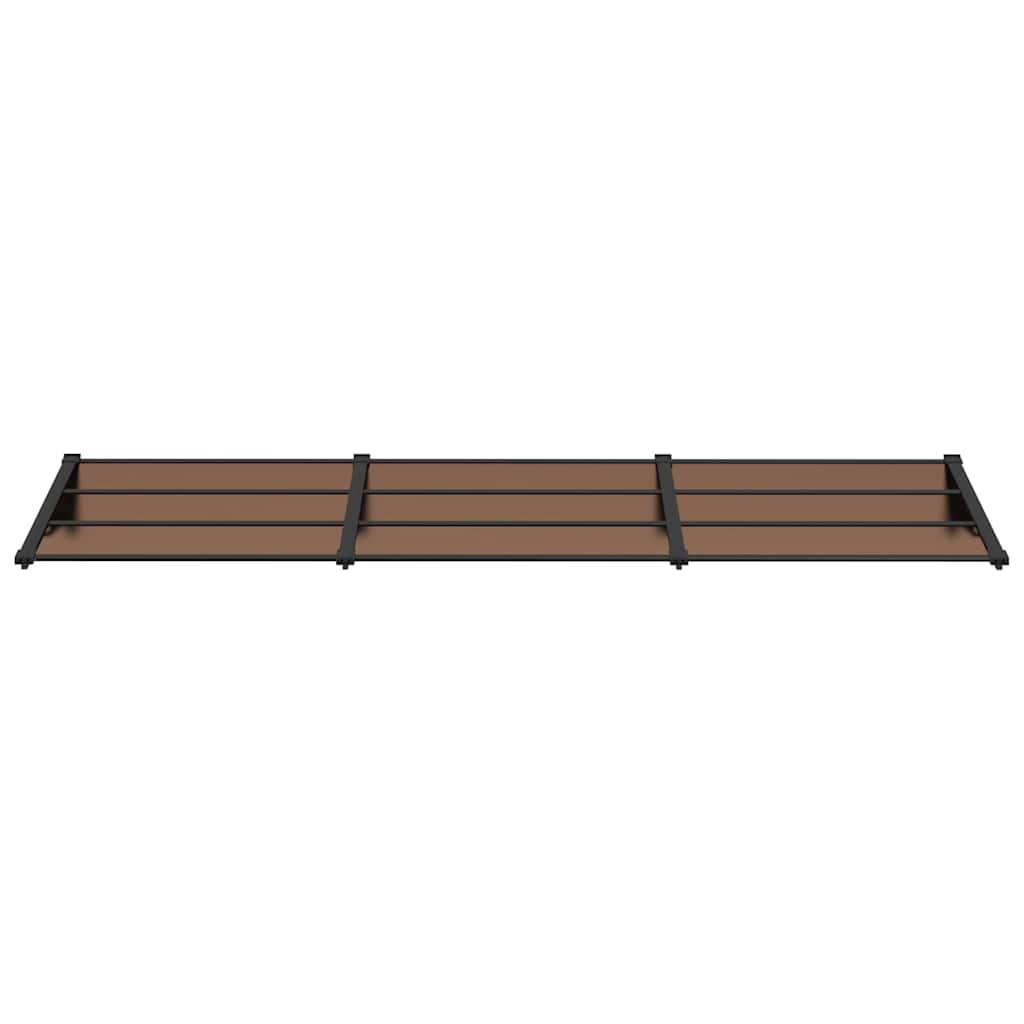 Vidaxl Port Canopy 297.5x90 cm in policarbonato nero