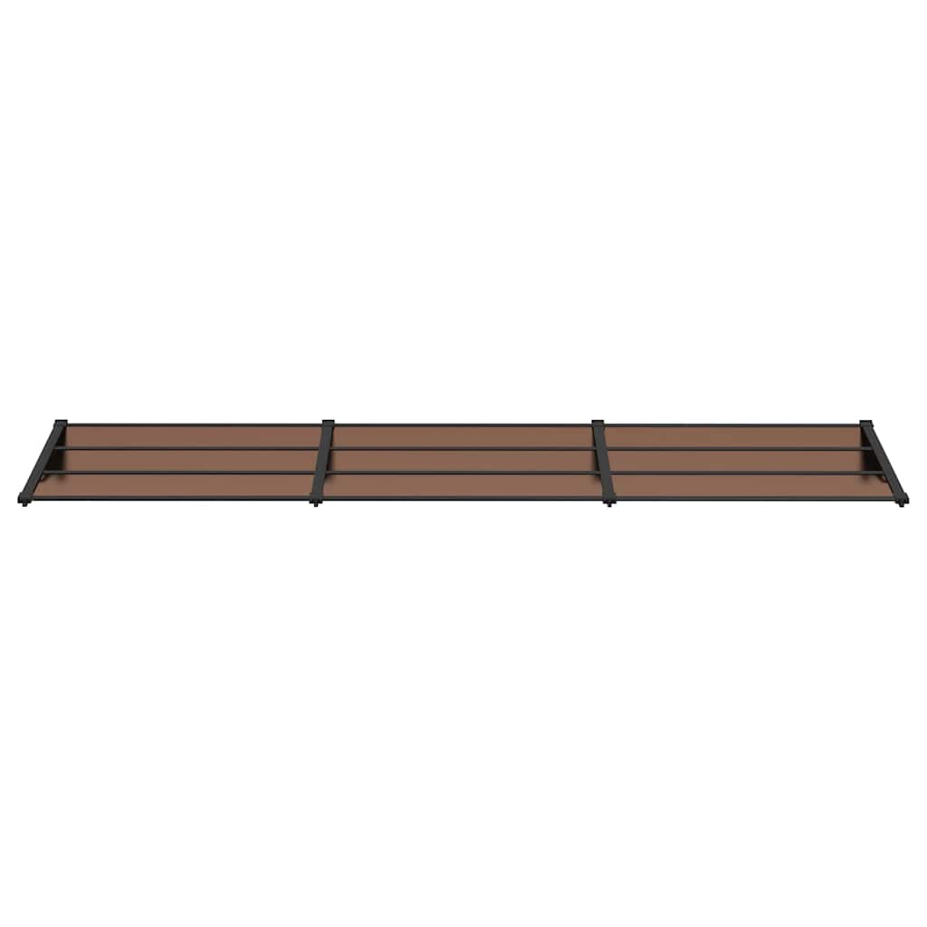 Vidaxl dveřní baldachýn 358,5x90 cm polykarbonát černá