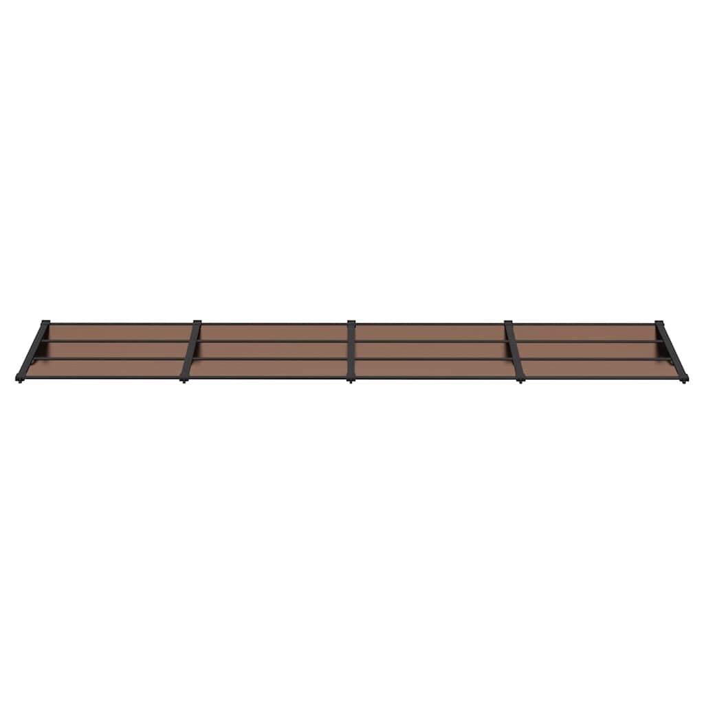 VIDAXL DODÁNÍ BANOPY 396X90 cm polykarbonát černá