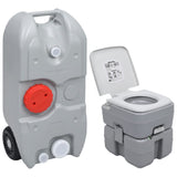 Vidaxl Camping WC e serbatoio dell'acqua Portable