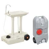 Vidaxl camping wax and Water tank set Portable