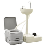 VIDAXL kampiranje WC in Washbasin z rezervoarjem za vodo