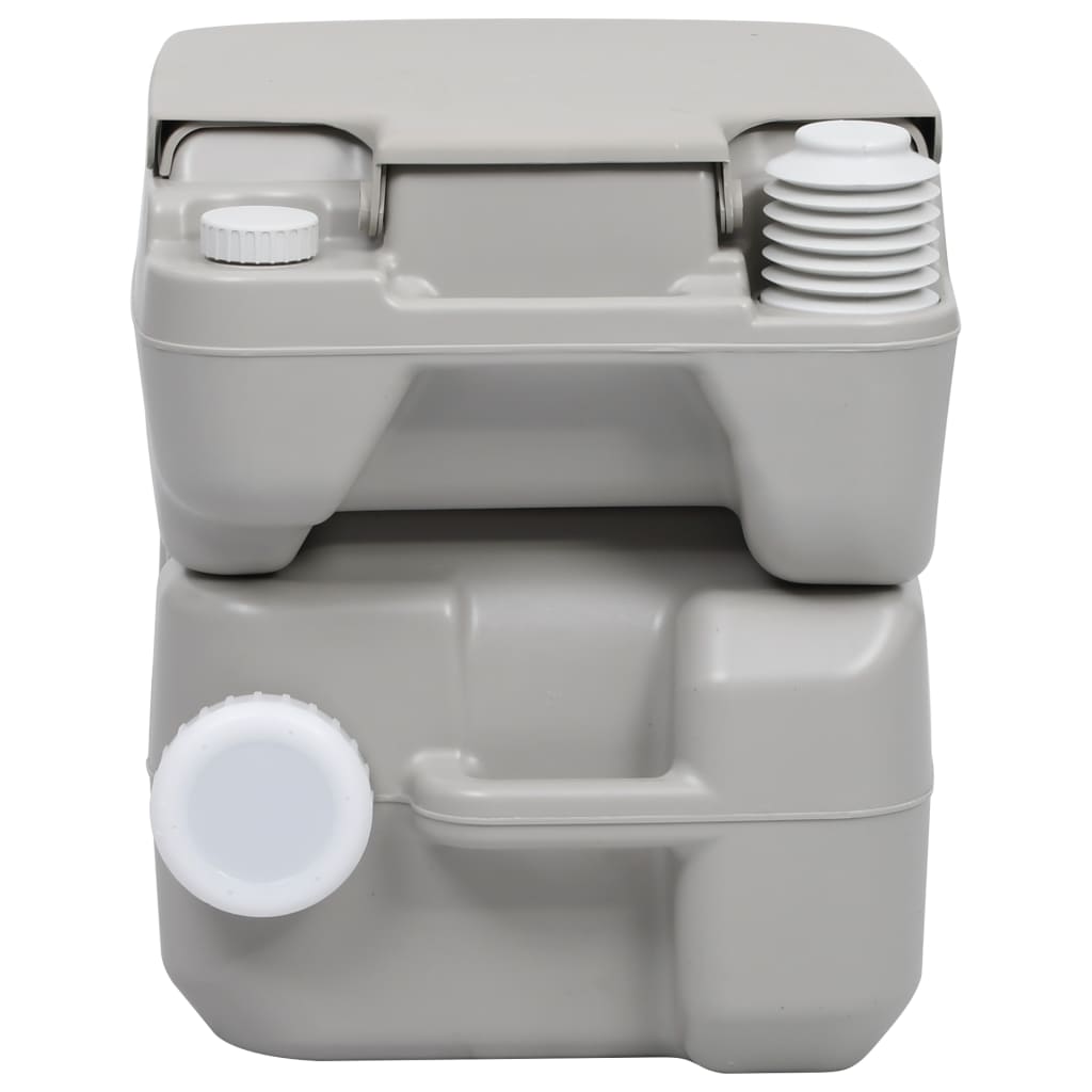 VidaXL Camping toilet and sink set portable