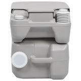 VidaXL Camping toilet and sink set portable
