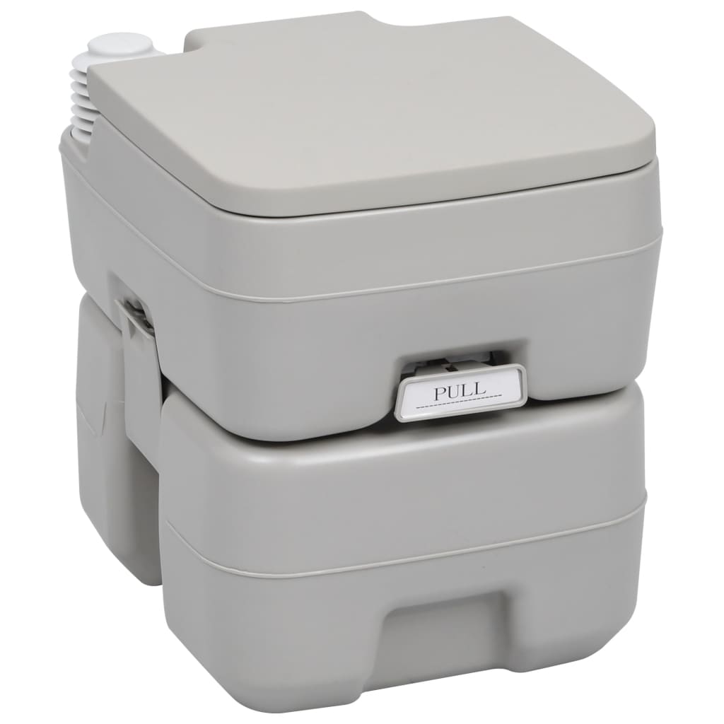 VidaXL Camping toilet and sink set portable