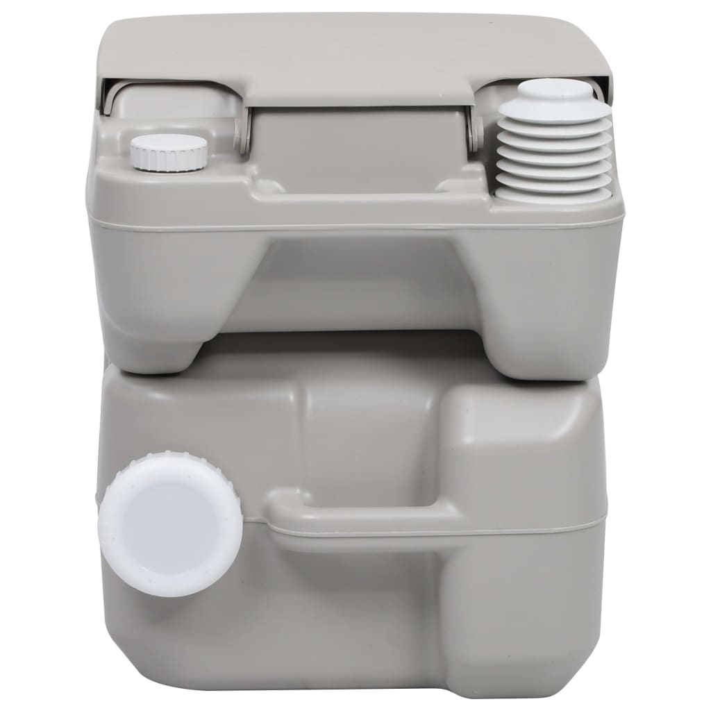 VidaXL Camping toilet and sink set portable