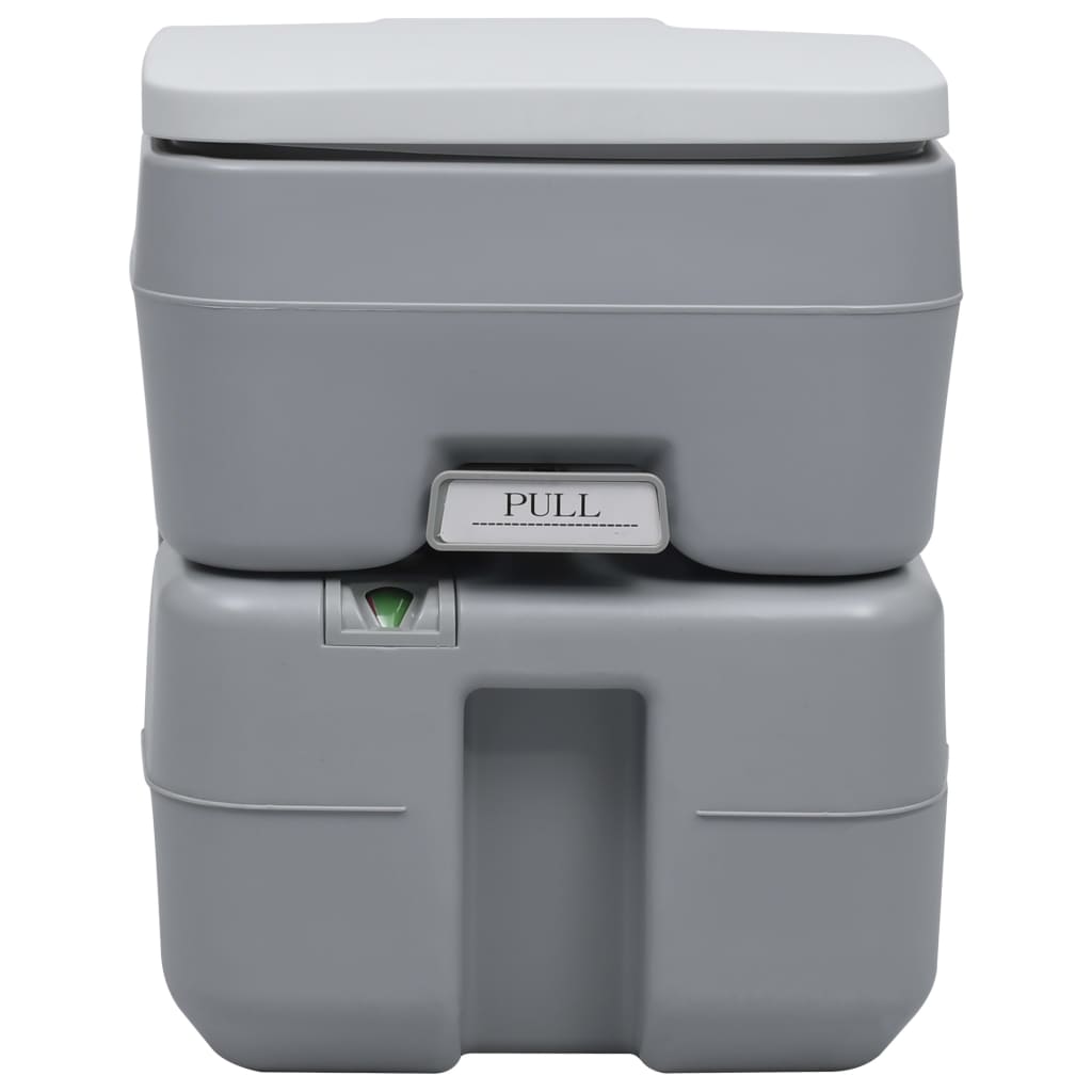 VidaXL Camping toilet and sink set portable
