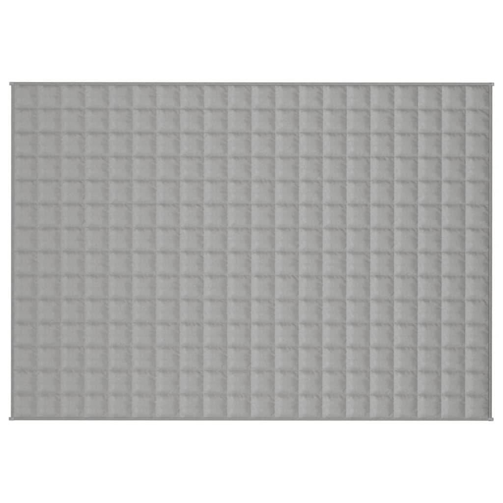 VidaXL Weakage blanket 137x200 cm 6 kg of fabric gray