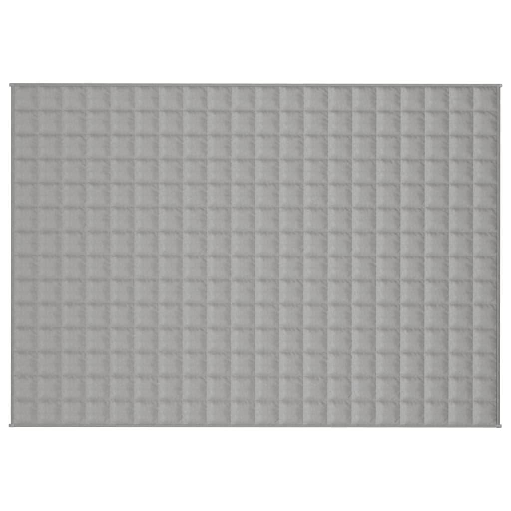 Vidaxl Weakage blanket 135x200 cm 10 kg of fabric gray
